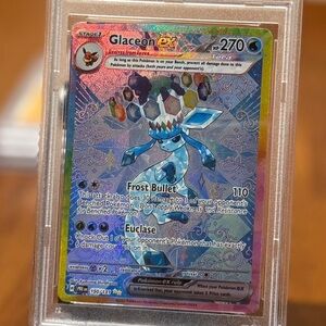 PROXY FAN MADE Glaceon EX Pokémon Card PSA10